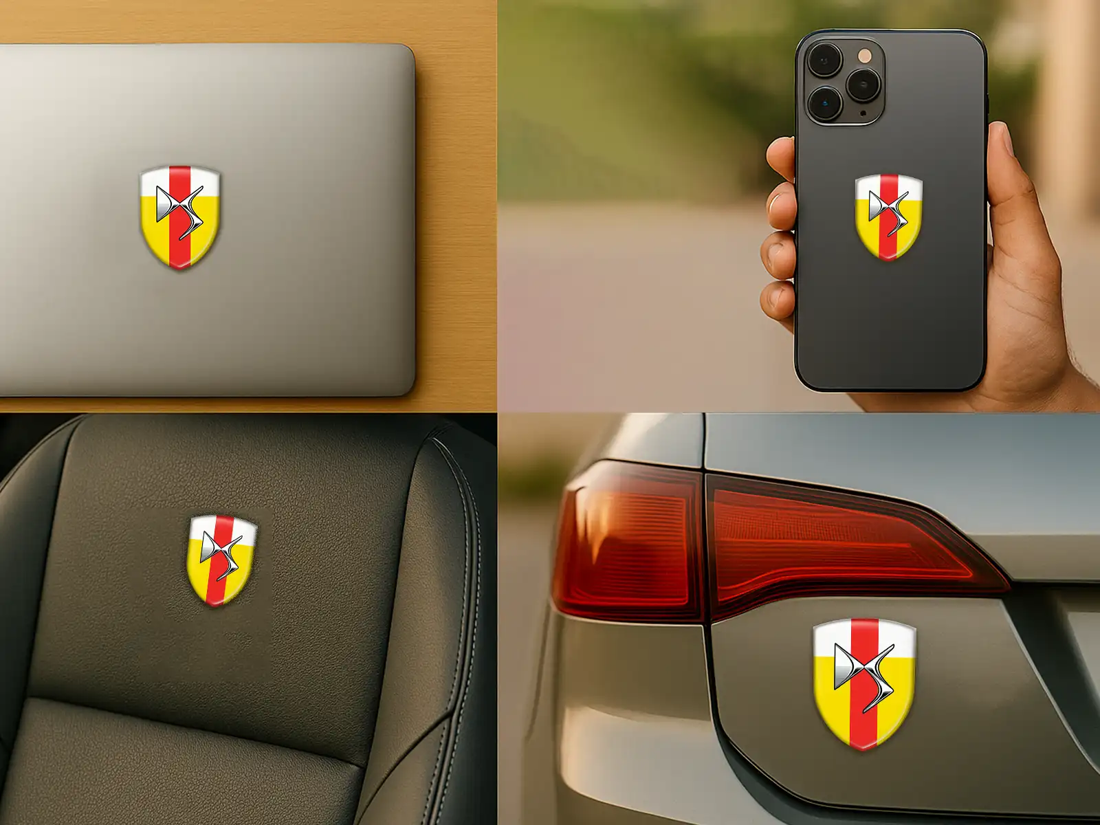 Citroen Waterproof Sticker Label Premium Professional Minimal